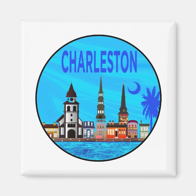 Liebe für Charleston Magnet (Vorne)
