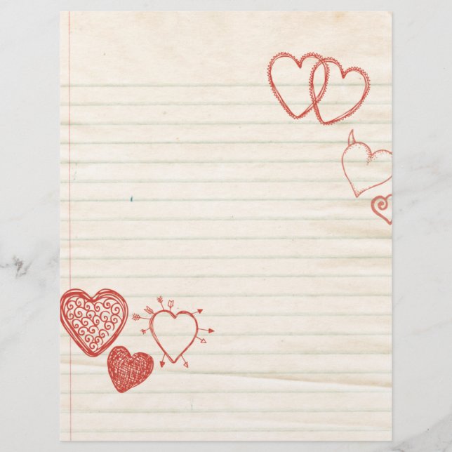Liebe für den Doodle Notepad (Vorderseite)
