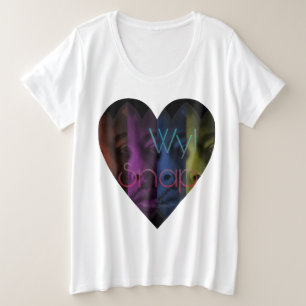 Liebe für den T - Shirt "Wyl Snap Plus Size"