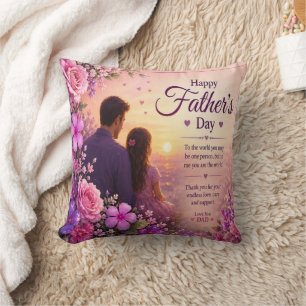 LIEBE FÜR DEN VATER VON TÖCHTERN KISSEN