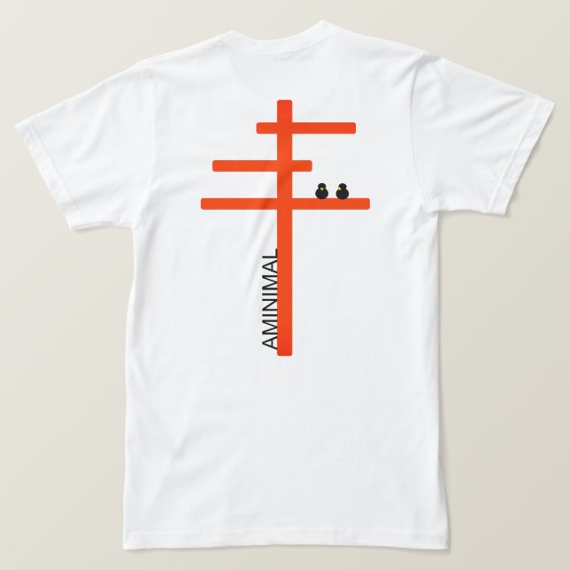 Liebe für den Versorgungsloch T-Shirt (Design Rückseite)