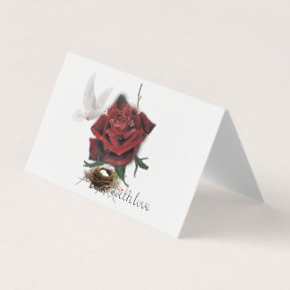 Liebe für die Rote Rose der Giftkarte