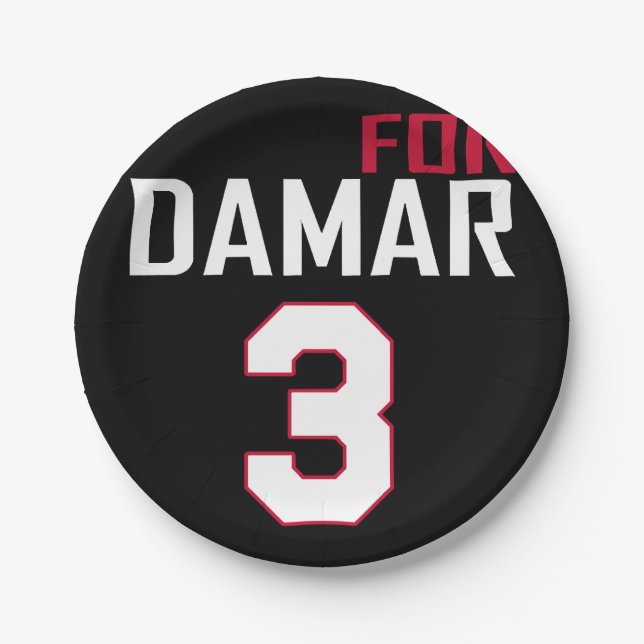 Liebe für Farbe Damar 3 Pappteller (Vorderseite)