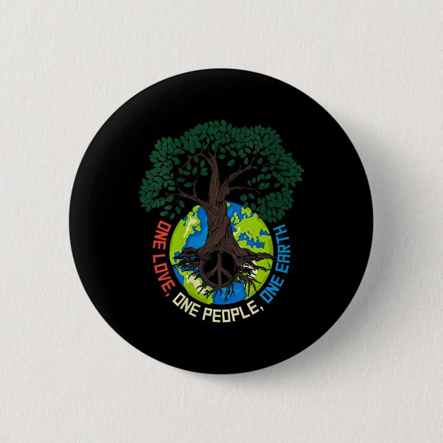 Liebe für Frauenfriedbaum - Umweltschutz Button (Vorderseite)