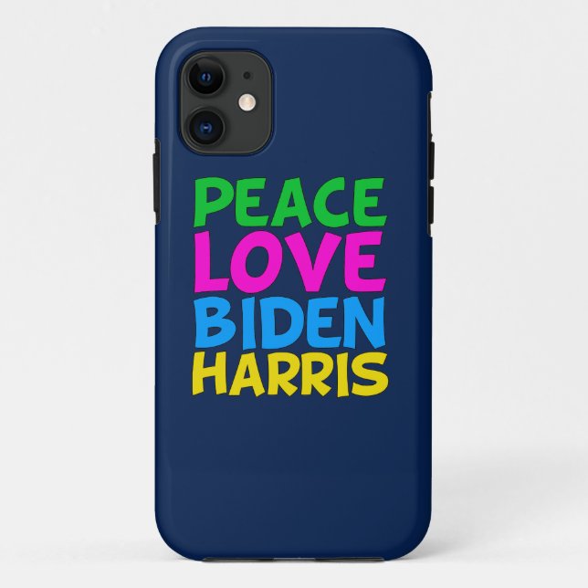 Liebe für Frieden Biden Harris Case-Mate iPhone Hülle (Rückseite)