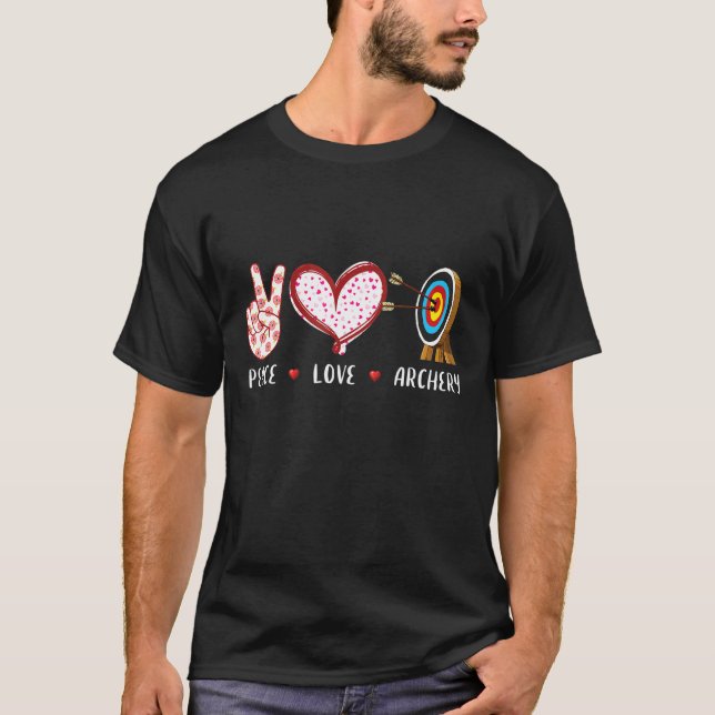 Liebe für Frieden Frauen Mädchen Arc T-Shirt (Vorderseite)