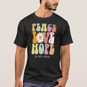 Liebe für Frieden Hoffnung Geburtshelfer T-Shirt