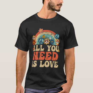 Liebe für Friedenszeichen Alles was du brauchst is T-Shirt