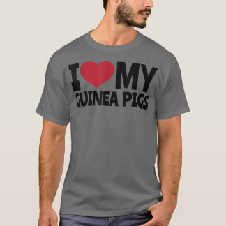Liebe für Guinea Schweine T-Shirt