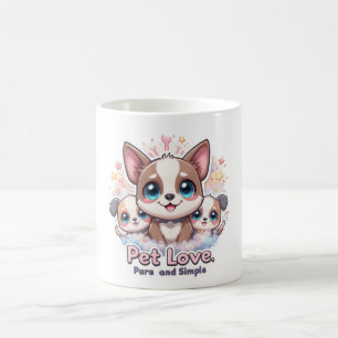 Liebe für Haustiere Reine und einfache Tasse Niedl