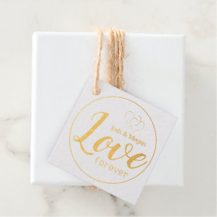 Liebe für immer, Herz, Monogramm / Erstellen Sie I Geschenkanhänger
