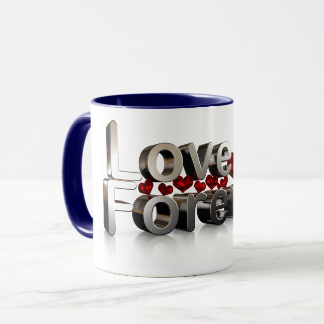 Liebe für immer schöne Tasse (Vorderseite Links)