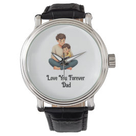 Liebe für immer, Vater - Wert der Männer Armbanduhr