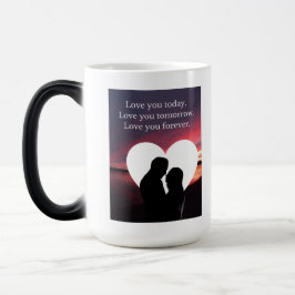 Liebe für immer verwandlungstasse