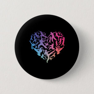 Liebe für Kampfkunst Button