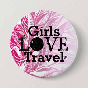 Liebe für Mädchen Button