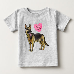 Liebe für meinen deutschen Schäferhund Baby T-shirt