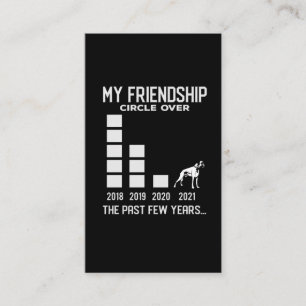 Liebe für Pet Friendship von Boxer Hund Visitenkarte