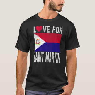 Liebe für Saint Martin Premium T-Shirt