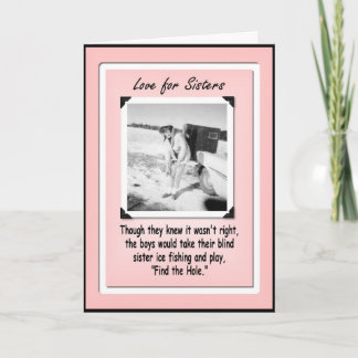 Liebe für Schwester Birthday Karte