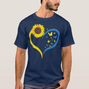 Liebe für Sonnenblumen Ich stehe mit Ukraine B T-Shirt
