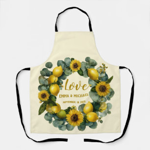 Liebe für Sonnenblumen Schürze