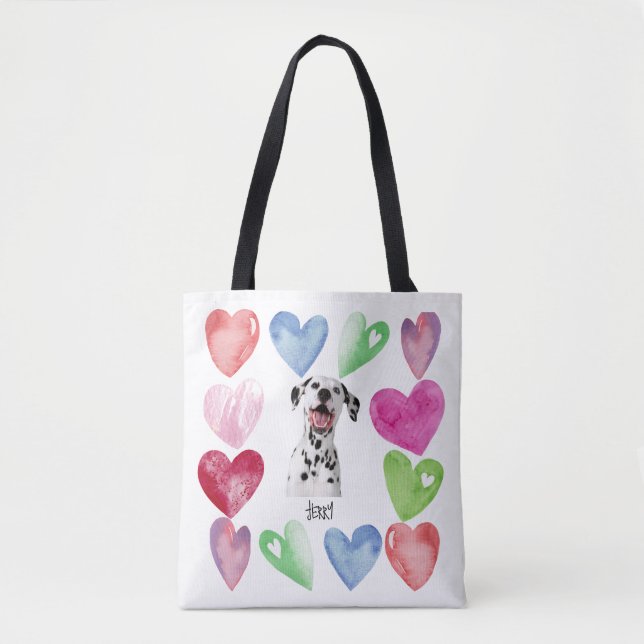 Liebe für Wasserfarben Tasche (Vorderseite)