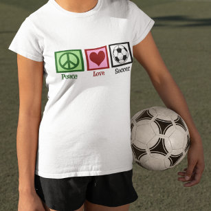 Liebe Fußball-Frauen T-Shirt