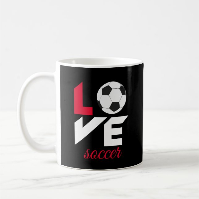 Liebe Fußball Kaffeetasse (Links)