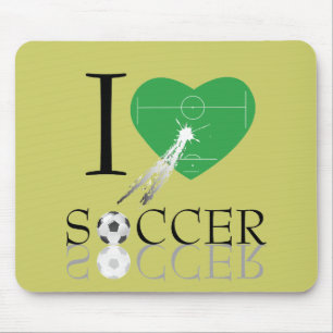 Liebe Fußball-Mauspad. Mousepad