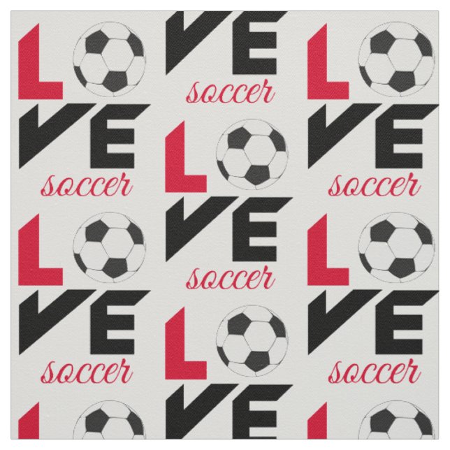 Liebe Fußball Stoff (Muster)