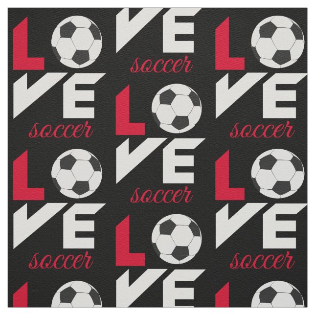Liebe Fußball Stoff (Muster)