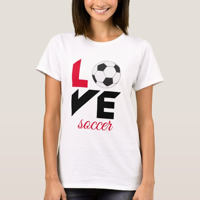 Liebe Fußball T-Shirt (Vorderseite)