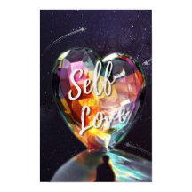 Liebe Galaxy Herz Poster Inspiration 11x17