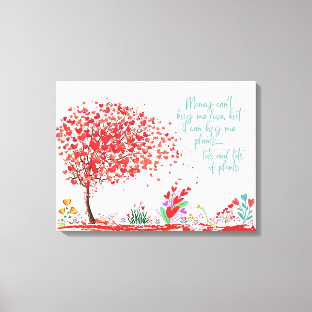 Liebe Garden Pflanze Leinwanddruck (Vorderseite)