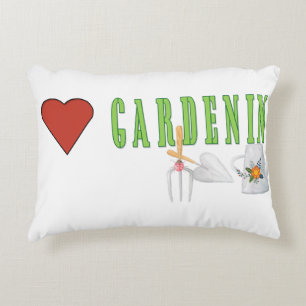 Liebe Gartenarbeit Zierkissen
