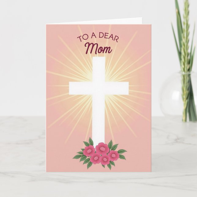 Liebe Gedanken Mutter Karte (Vorderseite)