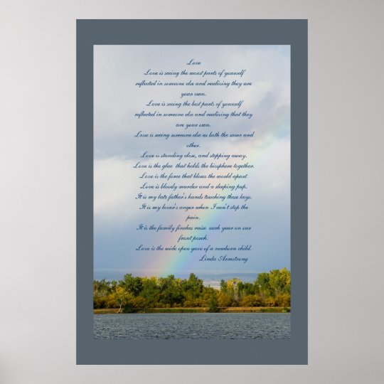 Regenbogen gedicht Gedicht