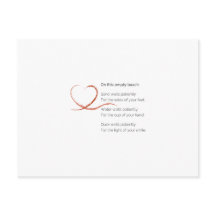Liebe Gedicht Postkarte