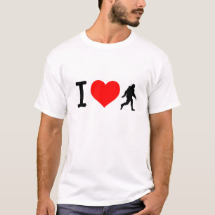 Liebe gehendes Squatchin T-Shirt