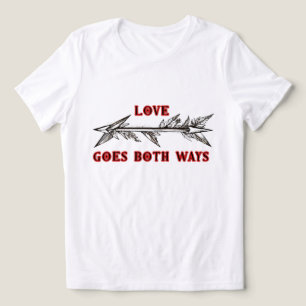 LIEBE GEHT IN BEIDE RICHTUNGEN Tri-Blend SHIRT