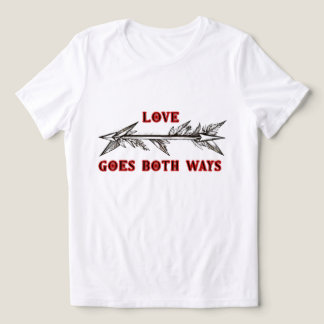 LIEBE GEHT IN BEIDE RICHTUNGEN Tri-Blend SHIRT