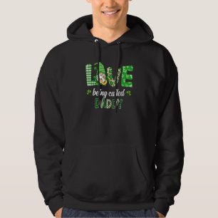 Liebe genannt Daddy Gnome Kariert St Patricks Da Hoodie