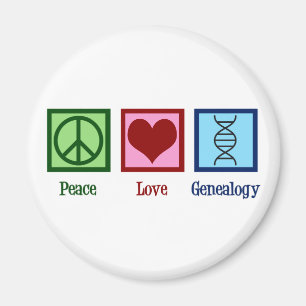 Liebe Genealogie Magnet