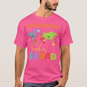Liebe Geografie Lehrer Squad Lehrer T-Shirt