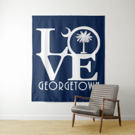 LIEBE Georgetown South Carolina Wandteppich