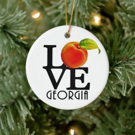 LIEBE Georgien Keramik Ornament