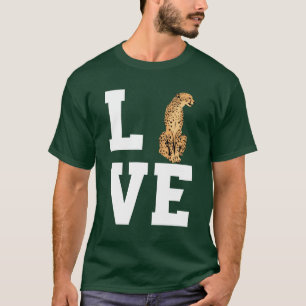 Liebe Gepard-Junge T-Shirt