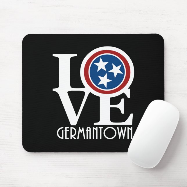 LIEBE Germantown Tennessee Mousepad (Mit Mouse)