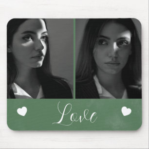 Liebe Geschenk 2 Foto Türkisgrün Mousepad